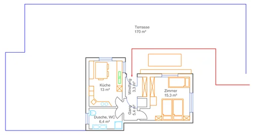 Floor plan — Apartment 2